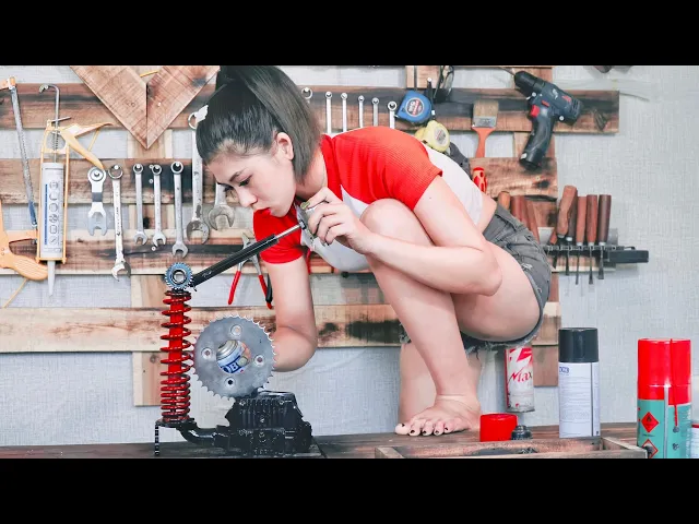hannah daily life - hannah shows how to make amazing table lamp